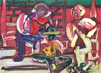 ROMARE BEARDEN (1911 - 1988) Group of 5 color lithographs.